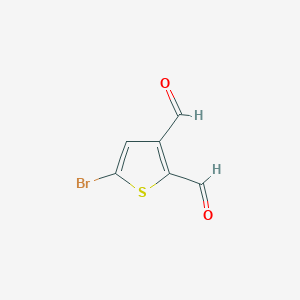 5-Bromothiophene-2,3-dicarbaldehyde