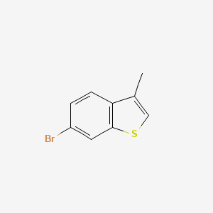 molecular formula C9H7BrS B8810683 6-Bromo-3-methylbenzo[b]thiophene 