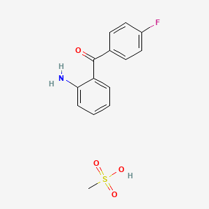 (2-Aminophenyl)(4-fluorophenyl)methanone methanesulfonate