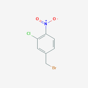 molecular formula C7H5BrClNO2 B8810736 4-(Bromomethyl)-2-chloro-1-nitrobenzene CAS No. 144806-52-0