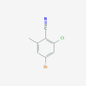 4-Bromo-2-chloro-6-methylbenzonitrile