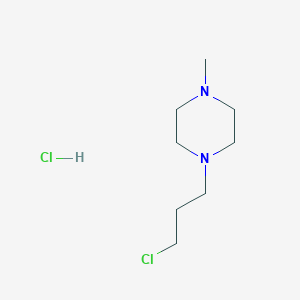 molecular formula C8H18Cl2N2 B8810764 1-(3-Chloropropyl)-4-methylpiperazine hydrochloride 