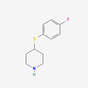 Piperidine, 4-[(4-fluorophenyl)thio]-