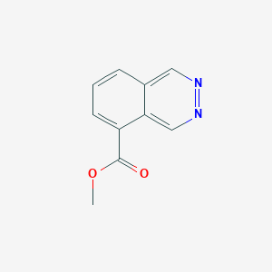 molecular formula C10H8N2O2 B8810785 Methyl phthalazine-5-carboxylate 