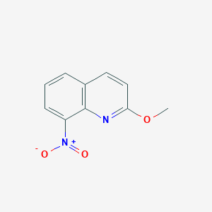 molecular formula C10H8N2O3 B8810791 2-Methoxy-8-nitroquinoline 