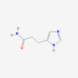 molecular formula C6H9N3O B8810831 3-(1H-imidazol-4-yl)propanamide 