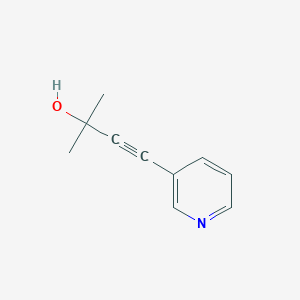 molecular formula C10H11NO B8810839 2-Methyl-4-(3-pyridinyl)-3-butyn-2-ol CAS No. 24202-80-0