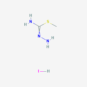 molecular formula C2H8IN3S B8810868 S-Methyl isothiosemicarbazide hydroiodide 