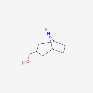 molecular formula C8H15NO B8810878 8-Azabicyclo[3.2.1]octan-3-ylmethanol 