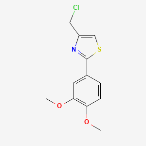 4-(Chloromethyl)-2-(3,4-dimethoxyphenyl)-1,3-thiazole