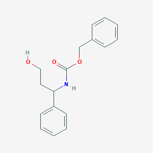 Benzyl N-[(1R)-3-hydroxy-1-phenylpropyl]carbamate