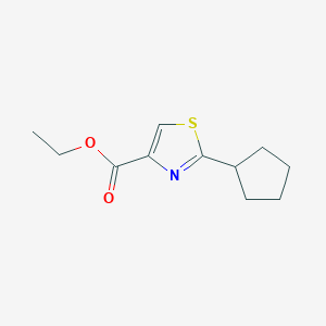 Ethyl 2-cyclopentylthiazole-4-carboxylate