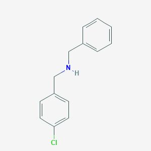 molecular formula C14H14ClN B088110 苄基-(4-氯苄基)-胺 CAS No. 13541-00-9