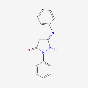 2-phenyl-5-(phenylamino)-2,4-dihydro-3H-pyrazol-3-one