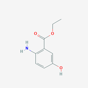 molecular formula C9H11NO3 B8811026 Ethyl 2-amino-5-hydroxybenzoate 