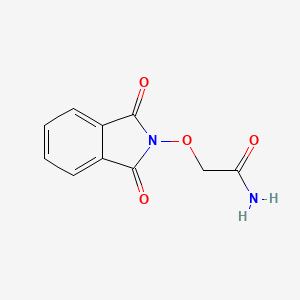 molecular formula C10H8N2O4 B8811037 2-[(1,3-dioxo-1,3-dihydro-2H-isoindol-2-yl)oxy]acetamide CAS No. 113211-25-9