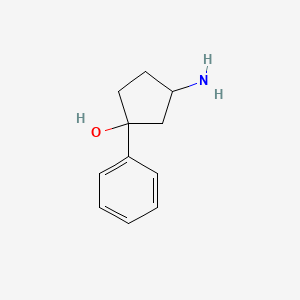 3-Amino-1-phenylcyclopentanol