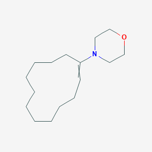 molecular formula C16H29NO B8811073 1-Morpholino-1-cyclododecene 