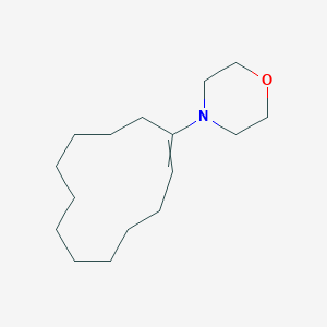 molecular formula C16H29NO B8811073 1-Morpholino-cyclododecene 