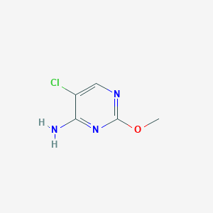 molecular formula C5H6ClN3O B8811105 5-Chloro-2-methoxypyrimidin-4-amine 