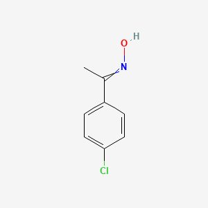 molecular formula C8H8ClNO B8811131 N-[1-(4-chlorophenyl)ethylidene]hydroxylamine 