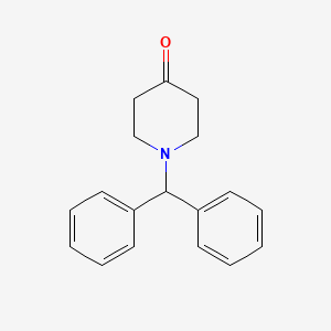 molecular formula C18H19NO B8811152 1-Benzhydrylpiperidin-4-one 