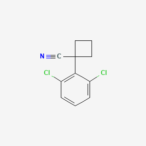 1-(2,6-Dichlorophenyl)cyclobutanecarbonitrile