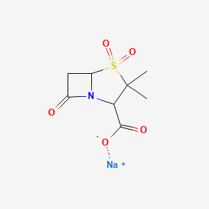 molecular formula C8H10NNaO5S B8811216 Sodium 1,1-dioxopenicillanate 