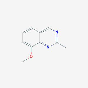 molecular formula C10H10N2O B8811238 8-Methoxy-2-methylquinazoline CAS No. 167837-54-9