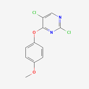2,5-Dichloro-4-(4-methoxyphenoxy)pyrimidine