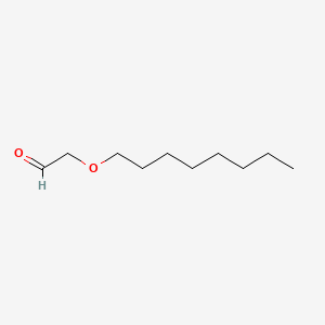 molecular formula C10H20O2 B8811325 Octyloxy-acetaldehyde CAS No. 53488-14-5
