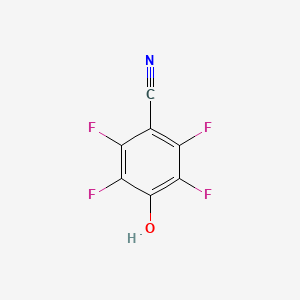 molecular formula C7HF4NO B8811342 Benzonitrile, 2,3,5,6-tetrafluoro-4-hydroxy- CAS No. 19161-30-9