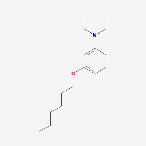 molecular formula C16H27NO B8811358 N,N-Diethyl-3-(hexyloxy)aniline 