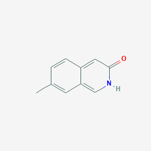 molecular formula C10H9NO B8811367 7-Methyl-2,3-dihydroisoquinolin-3-one CAS No. 51463-02-6