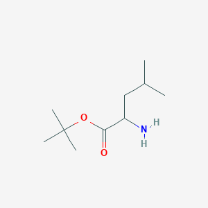 molecular formula C10H21NO2 B8811453 Tert-butyl 2-amino-4-methylpentanoate CAS No. 17389-05-8