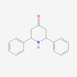 molecular formula C17H17NO B8811517 2,6-Diphenyl-piperidin-4-one 