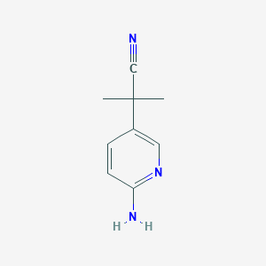 2-(6-Aminopyridin-3-yl)-2-methylpropanenitrile