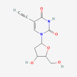 5-ethynyl-1-[(2R,4S,5R)-4-hydroxy-5-(hydroxymethyl)oxolan-2-yl]pyrimidine-2,4-dione