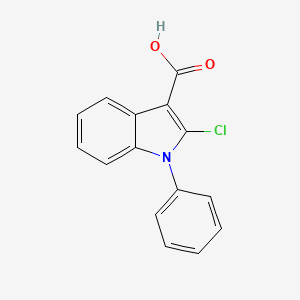 2-Chloro-1-phenyl-1H-indole-3-carboxylic acid