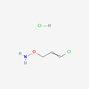 Hydroxylamine, O-(3-chloro-2-propenyl)-, hydrochloride