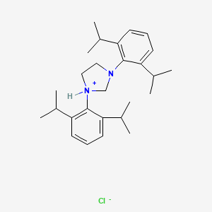 molecular formula C27H41ClN2 B8811644 1,3-BIS(2,6-DIISOPROPYLPHENYL)imidazoLIDINIUM-CHLORIDE 