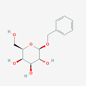 molecular formula C13H18O6 B088117 beta-D-Galactopyranoside, phenylmethyl CAS No. 14897-46-2