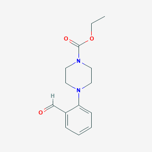 B8811784 Ethyl 4-(2-formylphenyl)piperazine-1-carboxylate CAS No. 204078-77-3
