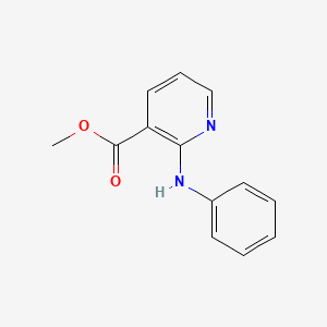 molecular formula C13H12N2O2 B8811857 Methyl 2-anilinopyridine-3-carboxylate CAS No. 51269-84-2
