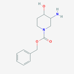 Benzyl 3-amino-4-hydroxypiperidine-1-carboxylate