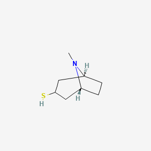 molecular formula C8H15NS B8811902 Tropine-3-thiol 