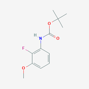 molecular formula C12H16FNO3 B8811903 2-(N-BOC)AMINO-6-METHOXYFLUOROBENZENE CAS No. 801281-99-2