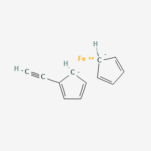 molecular formula C12H10Fe B8811955 Ethynylferrocene 