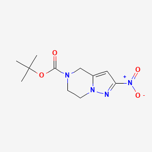 tert-Butyl 2-Nitro-6,7-dihydropyrazolo[1,5-a]pyrazine-5(4H)-carboxylate