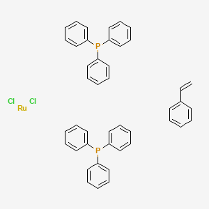 molecular formula C44H38Cl2P2Ru B8811986 Benzylidene-bis(triphenylphosphine)ruthenium dichloride 